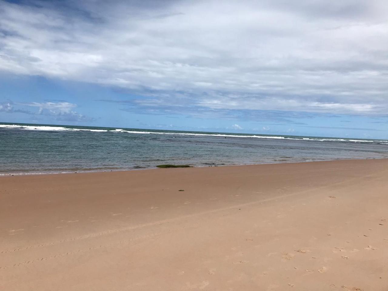 Flat Guarajuba Beira Da Praia Pe Na Areia Exteriér fotografie