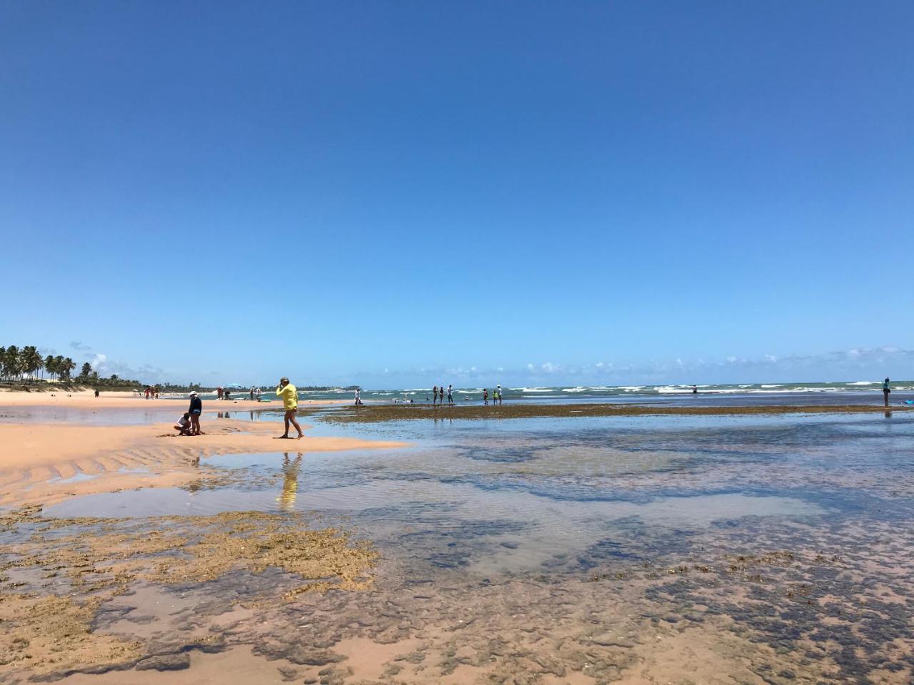 Flat Guarajuba Beira Da Praia Pe Na Areia Exteriér fotografie