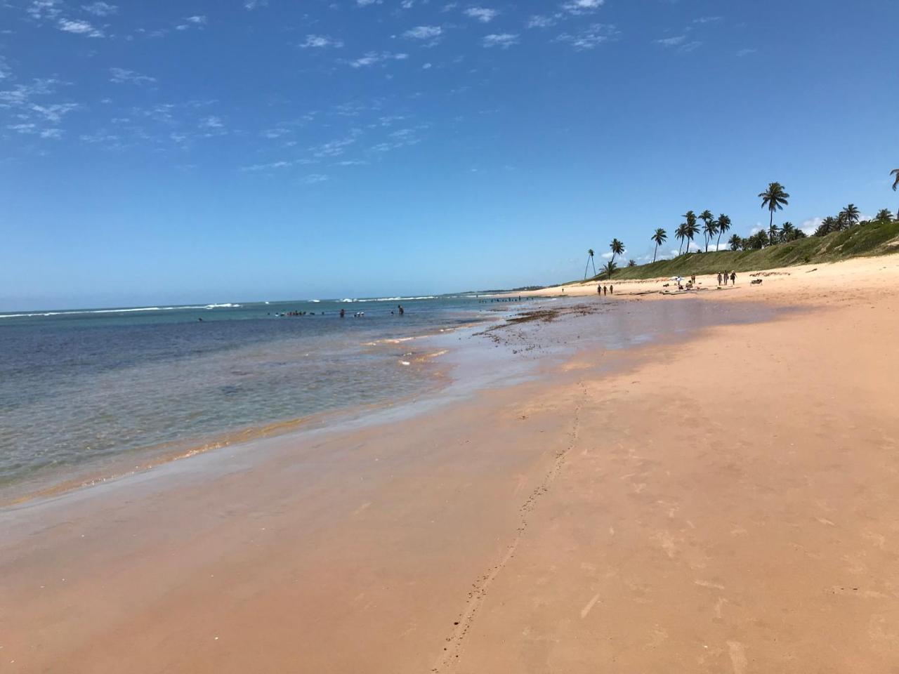 Flat Guarajuba Beira Da Praia Pe Na Areia Exteriér fotografie