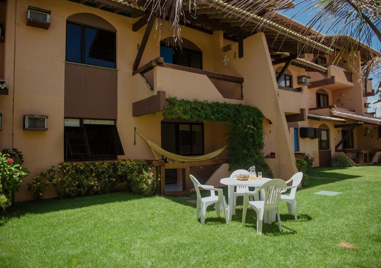 Flat Guarajuba Beira Da Praia Pe Na Areia Exteriér fotografie