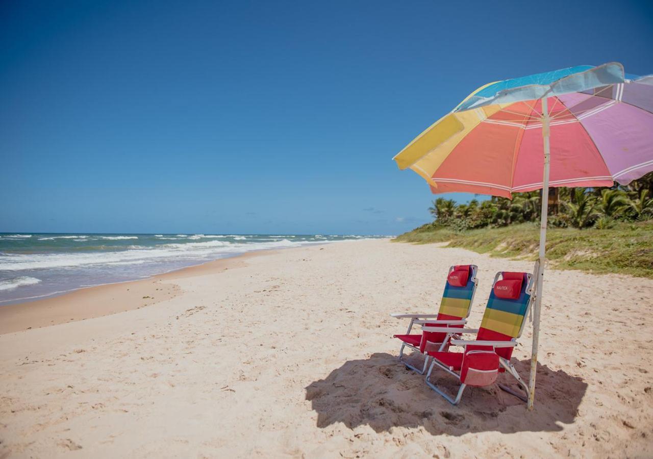 Flat Guarajuba Beira Da Praia Pe Na Areia Exteriér fotografie