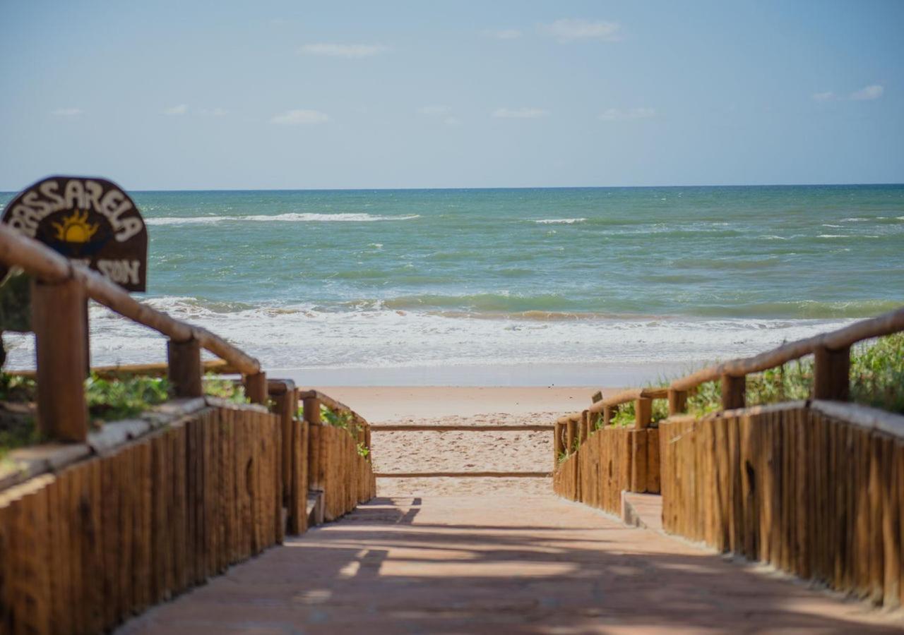 Flat Guarajuba Beira Da Praia Pe Na Areia Exteriér fotografie